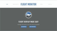 Desktop Screenshot of monitorflights.com
